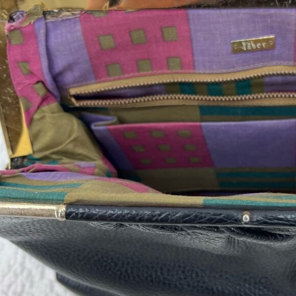 Vintage Saber Purses Handbag Black 1960s - Picture 12 of 13